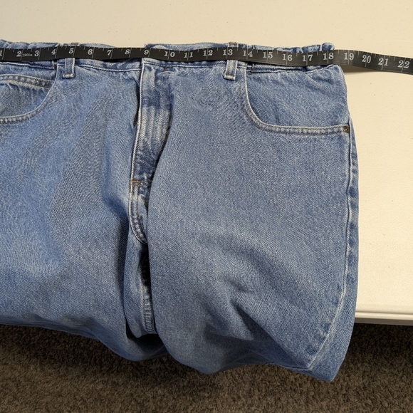 L.L. Bean comfort elastic waist denim jeans 38x30 - Picture 9 of 17